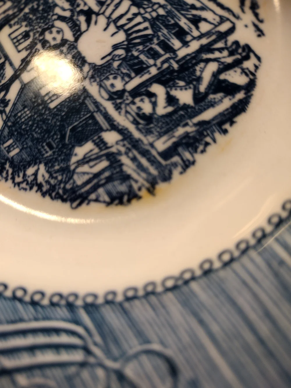 2 Vintage Royal China Currier and Ives Small Vegetable Dessert bowls